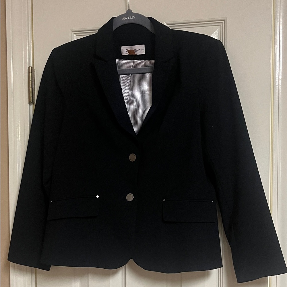 Women's Calvin Klein Navy Blazer